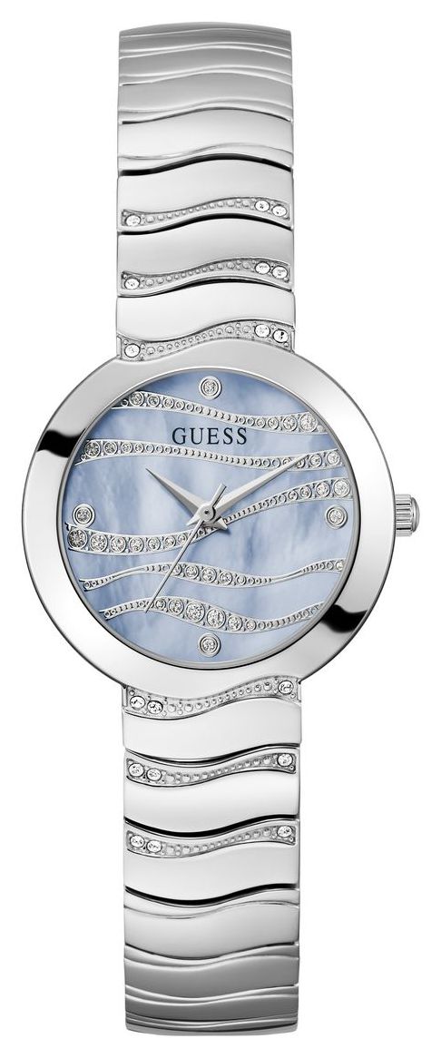 Guess GW0871L1 LAGUNA Crystal (30mm) Ice Blue Mother-of- Watch
