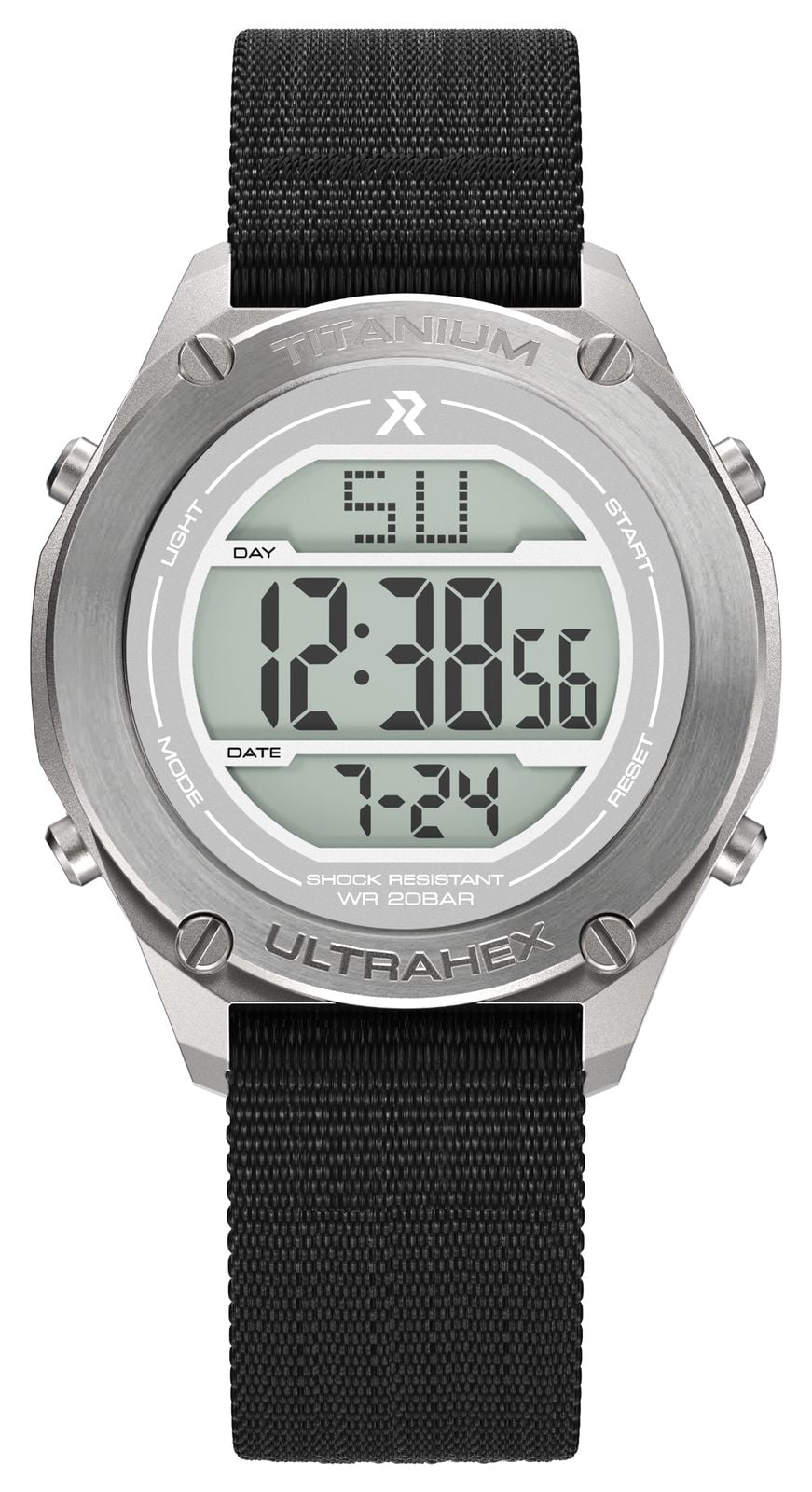 RZE UTD-8000-STG UTD-8000 Multi-Function 'Boldly Brushed' ( Watch