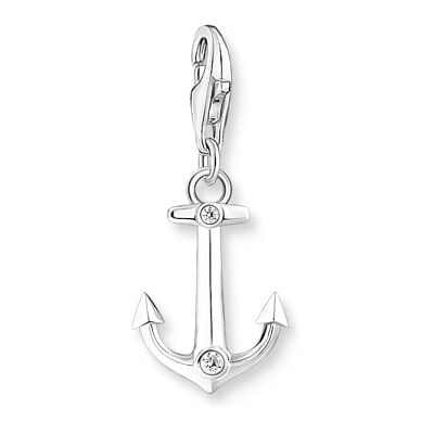 Thomas Sabo 2166-051-21 Silver Charm Pendant Anchor With Jewellery