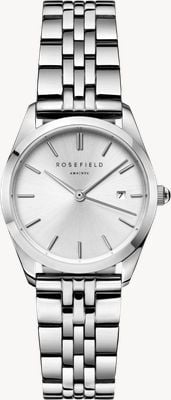 Rosefield Ace XS (29mm) Silver Dial / Stainless Steel Bracelet ASSSS-A20