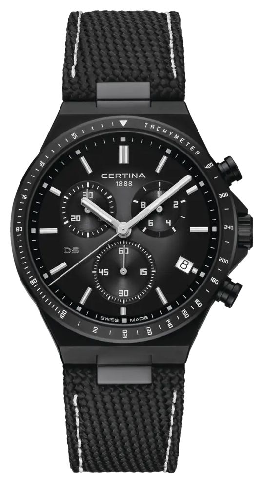 Certina C0434173808100 DS-7 Chronograph (41mm) Grey Dial / Watch