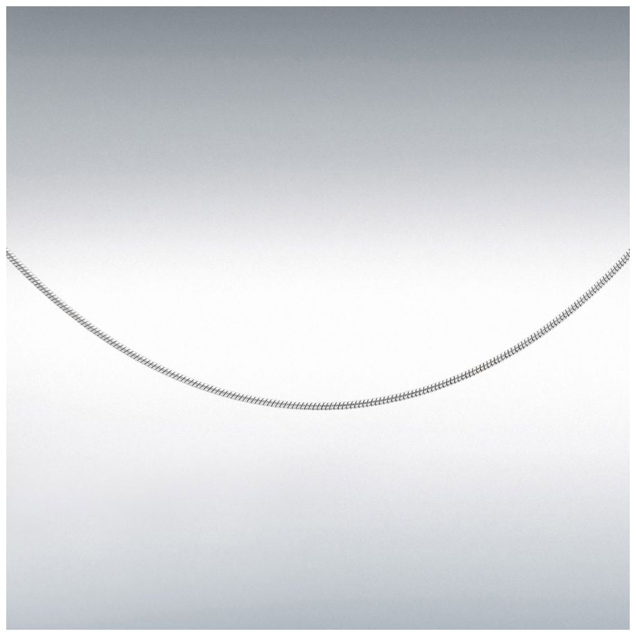 James Moore & Co 8.16.9064 Sterling Silver 018 Round Snake Jewellery