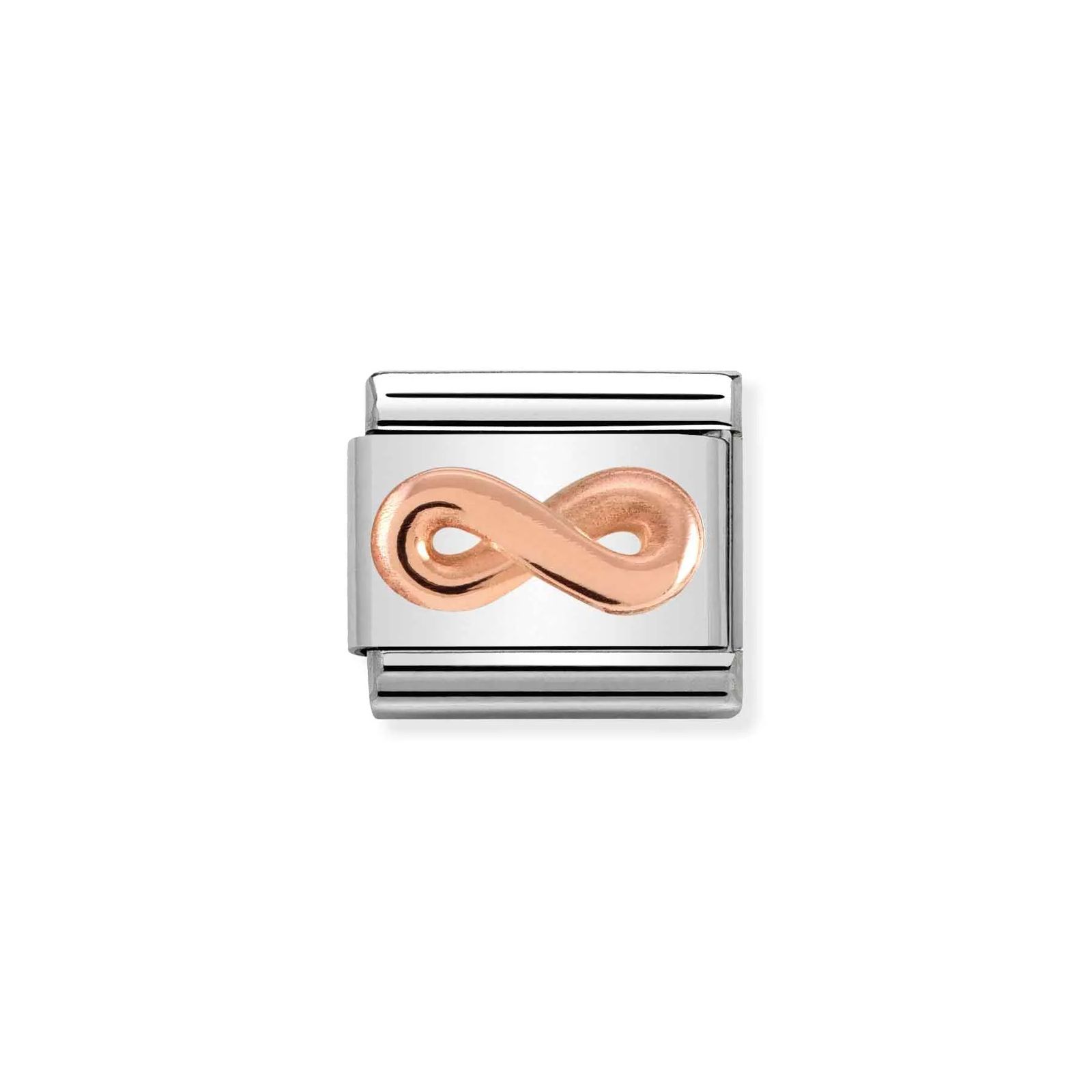 Nomination 430106/03 Classic Infinity 9ct Rose Gold & Steel Jewellery