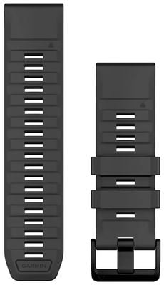 Garmin QuickFit® 26 Watch Strap Only (26mm) Graphite Silicone 010-13393-07