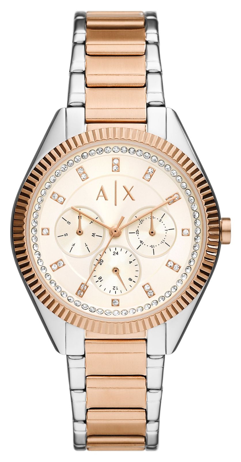 Armani Exchange AX5662 Women’s (38mm) Cream Dial / Two-Tone Watch
