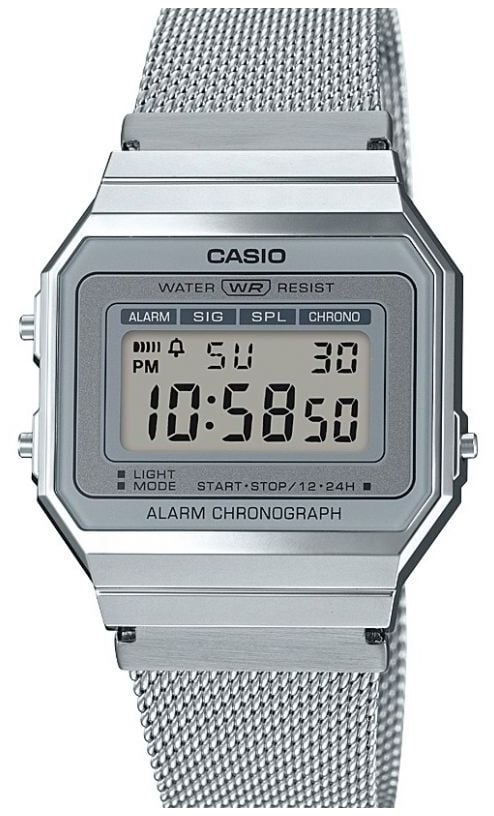 Casio A700WEM-7AEF - EX DISPLAY | Vintage | Steel Mesh Watch