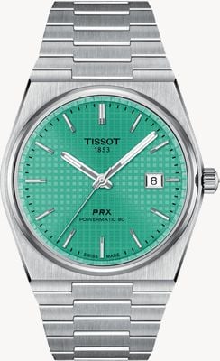 Tissot PRX Powermatic 80 (40mm) Green Dial / Stainless Steel Bracelet T1374071109101