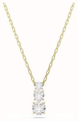Swarovski Stilla Attract Pendant Round Cut, White, Gold-tone Plated 5723298