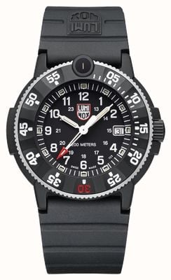 Luminox Navy SEAL Original 3000.H Series (43mm) Black Dial / Black Rubber Strap XS.3001.H.SET