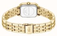 Lacoste Parisienne Quartz (22.8x27mm) Grey Sunray Dial / Gold PVD Stainless Steel Bracelet 2001441 - alternate view 3