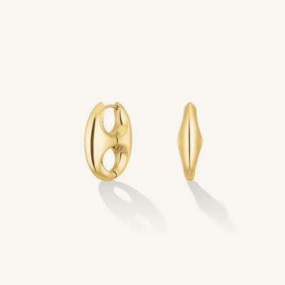 Rosefield Jewellery Ladies Coffee Bean Gold Earrings JECBG-J1050