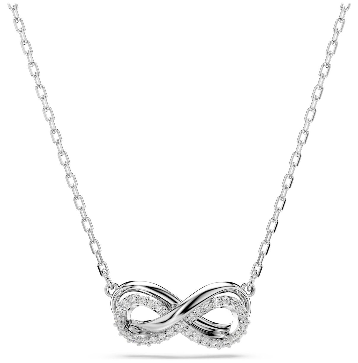 Swarovski 5687265 Hyperbola pendant, PavÃ©, Infinity, White Jewellery