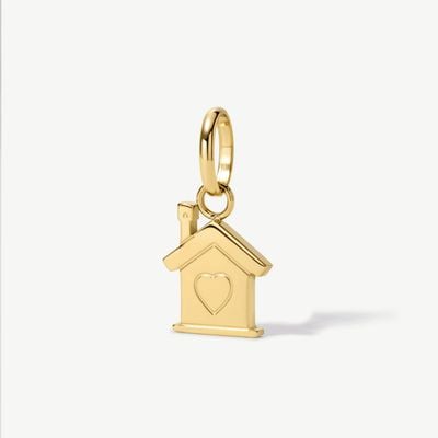 D.LOUISE Gold Tone Mini Home Is Where The Heart Is Charm CH-23