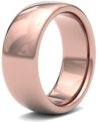 James Moore Wedding Rings | 9ct Rose Gold | 8mm | Heavy | Premium Court | AG_8LHP-9R