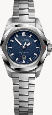 Victorinox I.N.O.X. Small Quartz (32mm) Blue Grained Dial / Stainless Steel Bracelet 242038