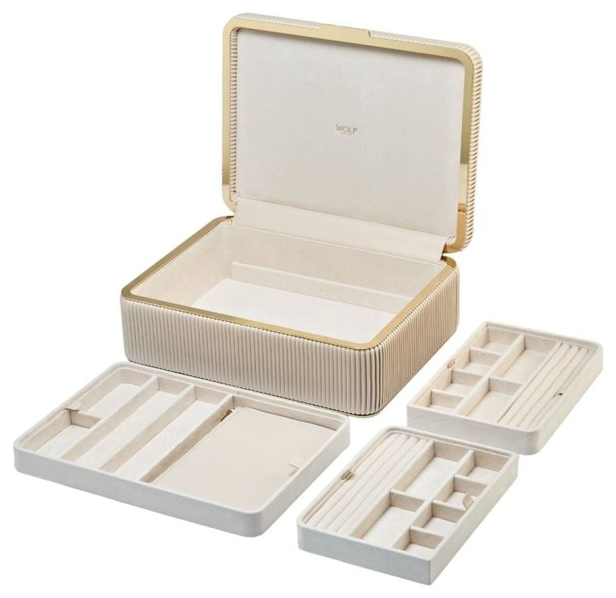 WOLF 781253 Bella Large Jewellery Box With Removable Trays