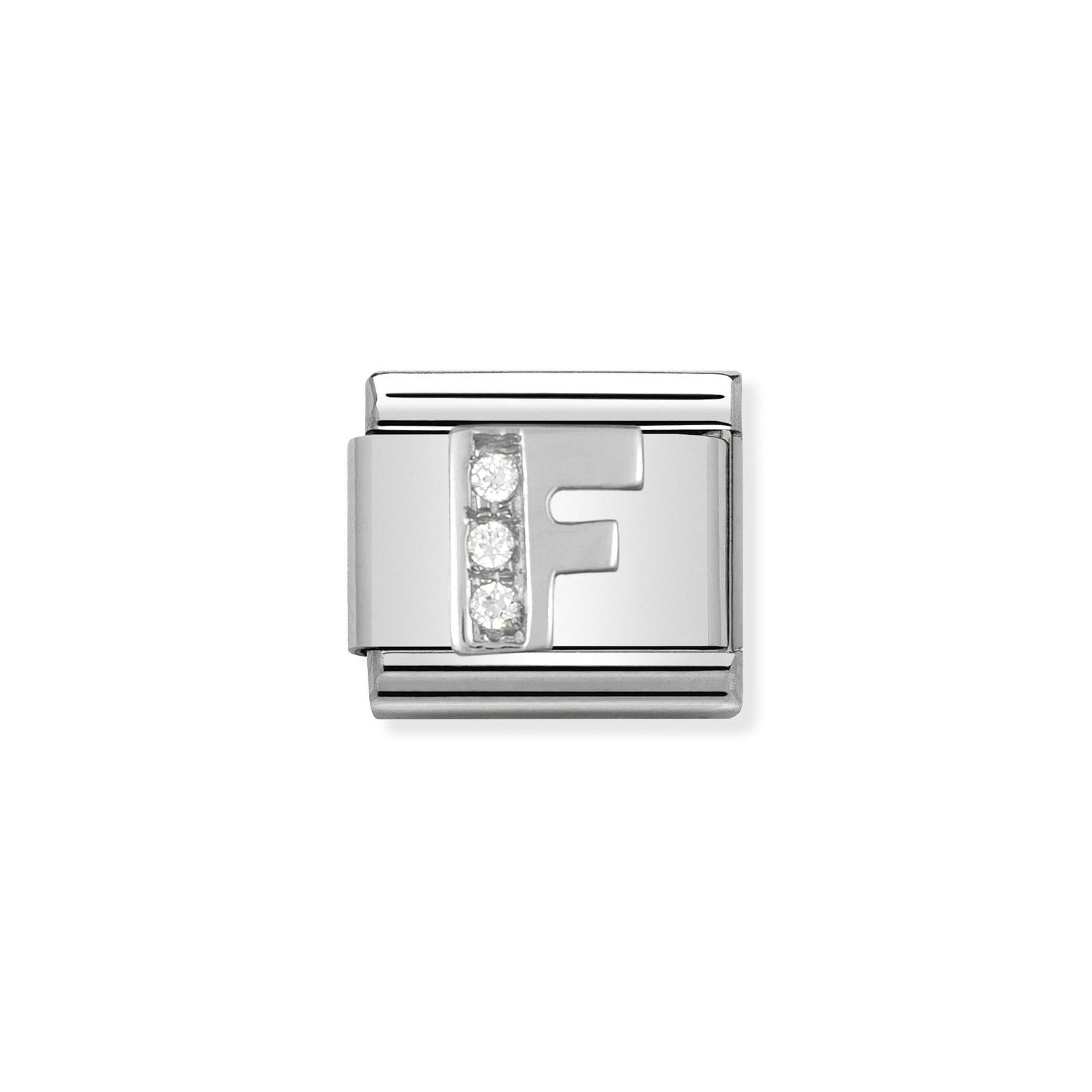 Nomination 330301/06 Classic Letter F Sterling Silver & Jewellery