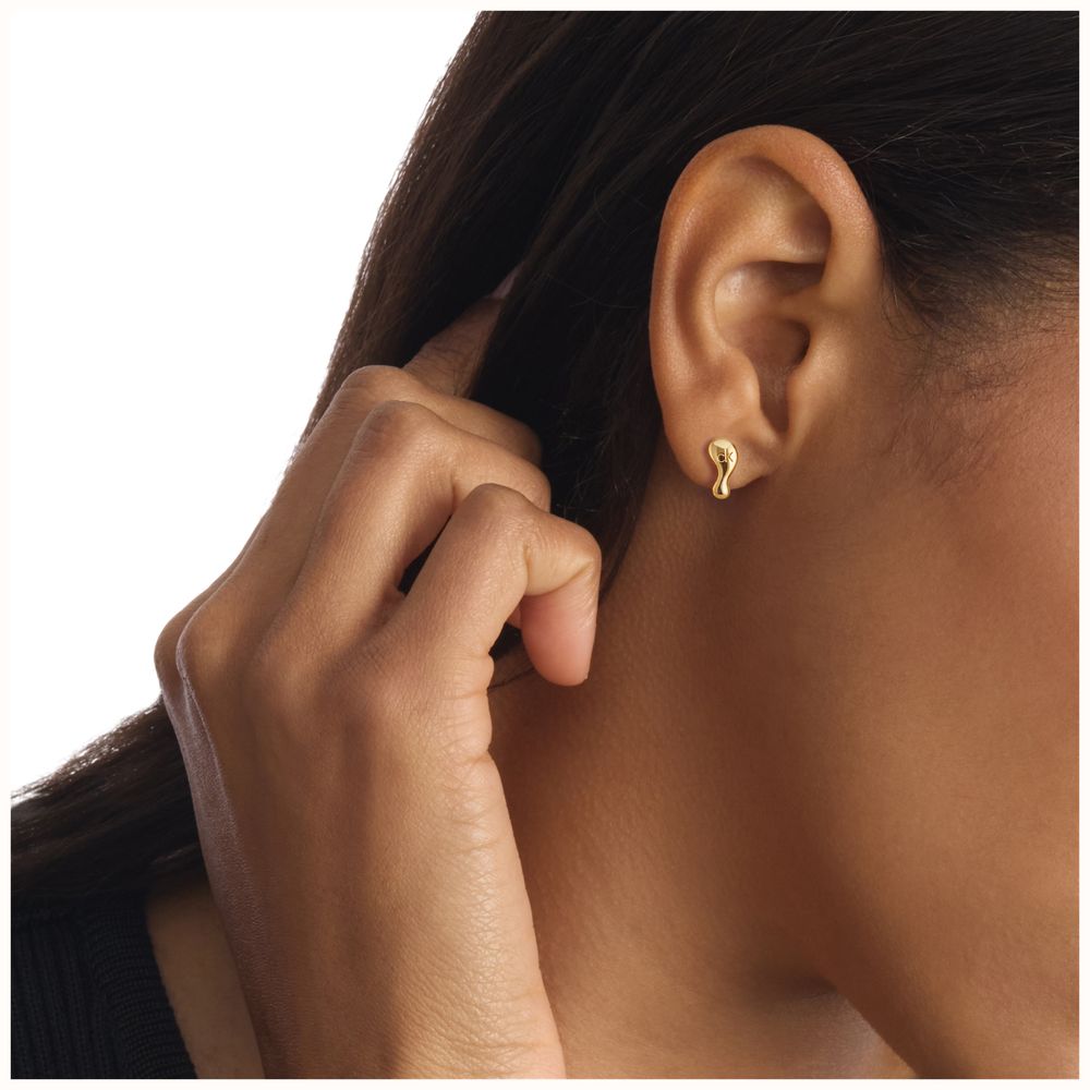 Calvin Klein Ladiea Gold-Tone Multiple Pack Stud Earrings 35000977 - alternate view 3
