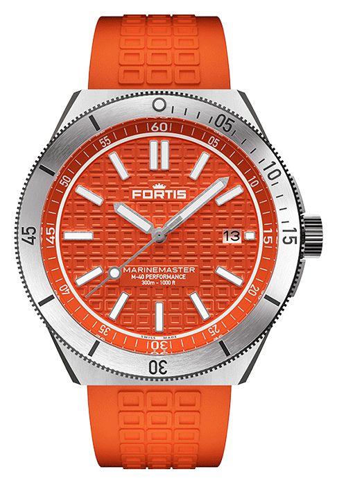 FORTIS F8120024 Marinemaster M-40 Performance Amber Orange ( Watch