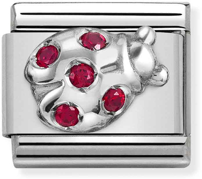 Nomination Classic Ladybird Sterling Silver & Steel Charm 330304/36