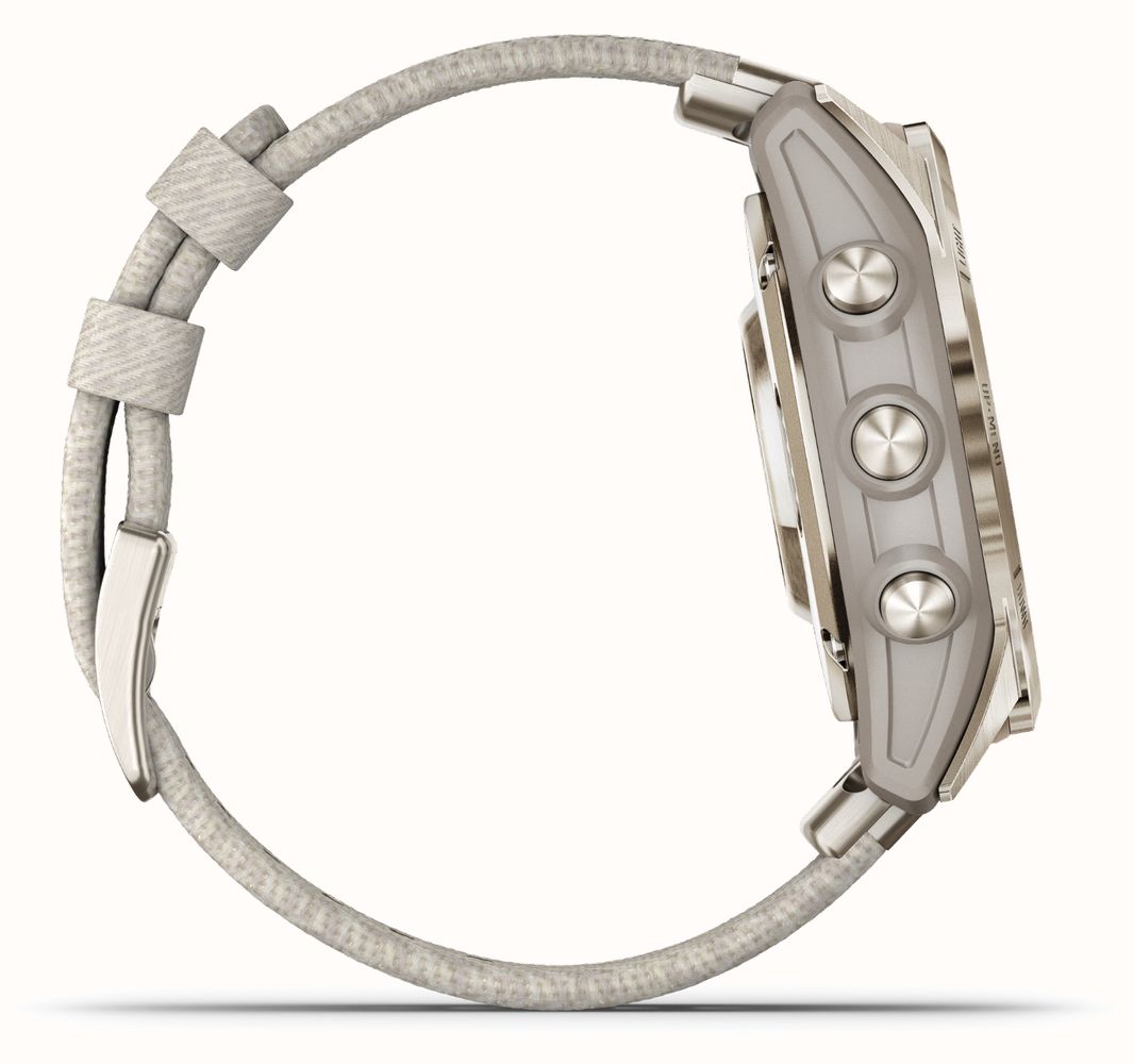 Garmin EPIX PRO Gen 2 (42mm) Sapphire Soft Gold Stainless Steel Cream ...