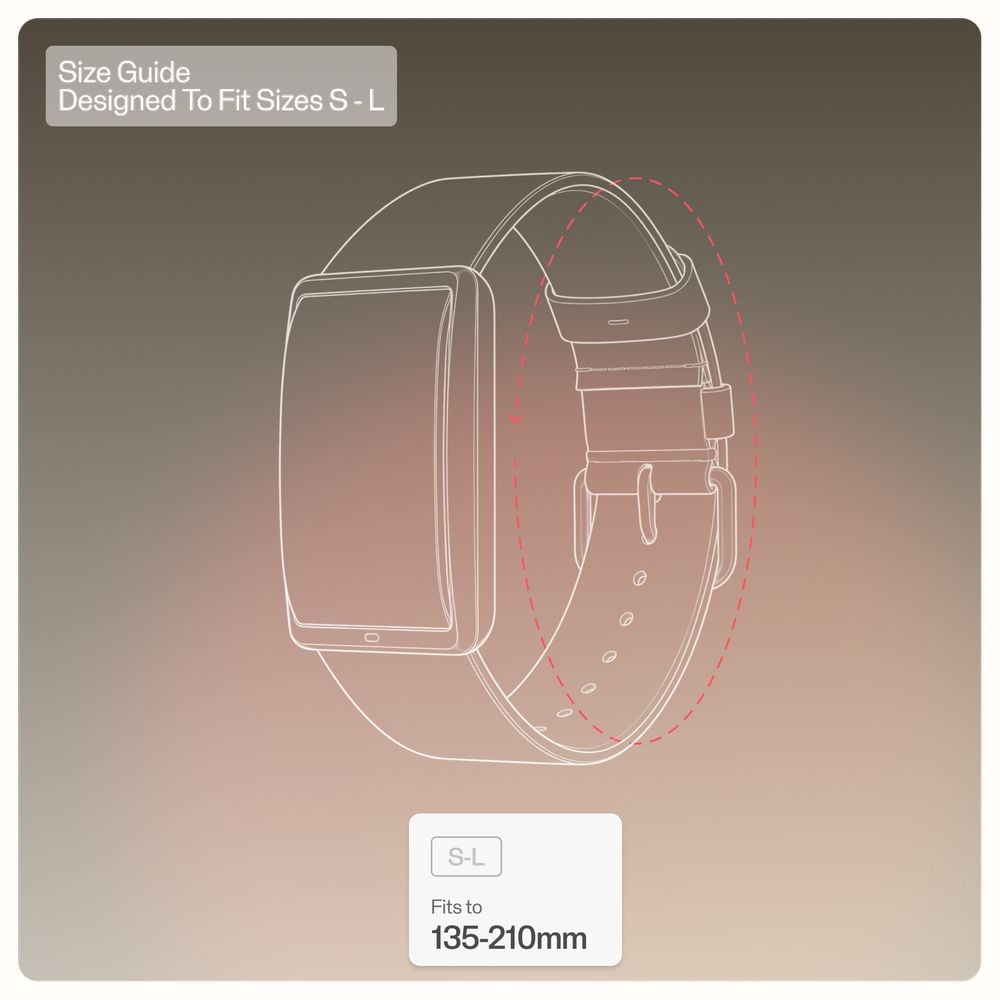 Polar Loop Brown Leather Band (S-L) - STRAP ONLY 910121271 - alternate view 3