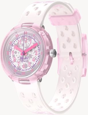 Flik Flak 7+ Power Time Fizz in pearl Watch FCNP007