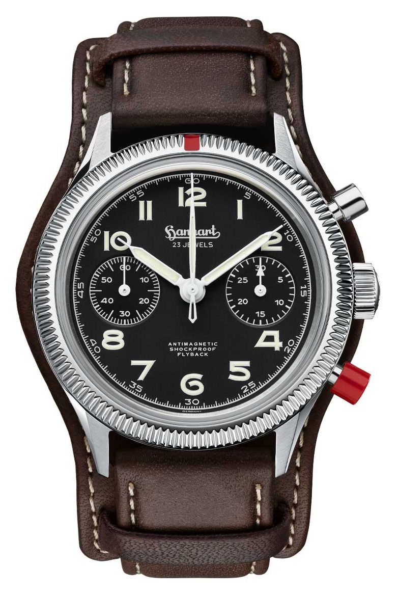 Hanhart H701.212-7110 417 ES Heritage Flyback - Red Pusher ( Watch