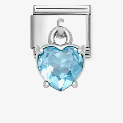 Nomination Classic Heart Cubic Zirconia Charm 331812/15