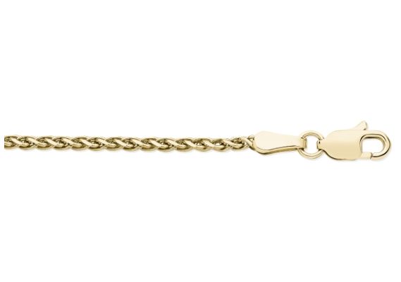 James Moore SDSD-120-9Y-18 9ct Yellow Gold Spinga Chain 18 Jewellery