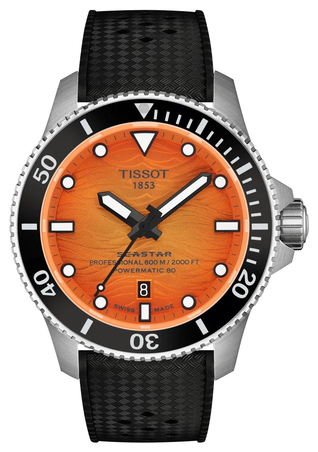 Tissot T1209071728100 Seastar 2000 Powermatic 80 (44mm) Watch