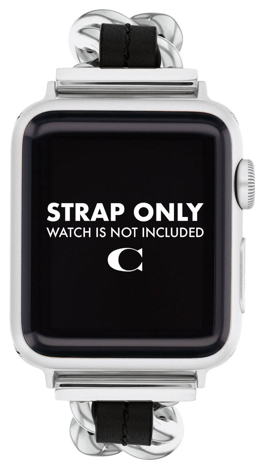 Coach 14700187 Apple Watch Strap (38/40/41MM) Black Leather