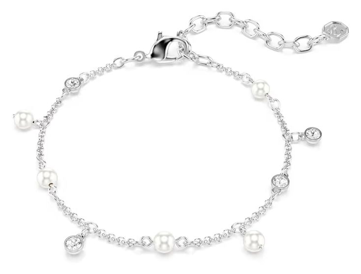 Swarovski 5754242 Imber bracelet, Crystal pearl, Round cut, Jewellery