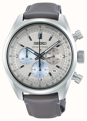 Seiko Prospex Speedtimer “Grand Touring” Mechanical Chronograph in Silver Grey HBD002J1
