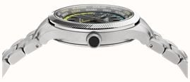 Aston Martin GRZ Icon Quartz Racing Zone GMT (41mm) Podium Green Dial / Steel Bracelet + Silicone Strap MTIZ1F503 - alternate view 4