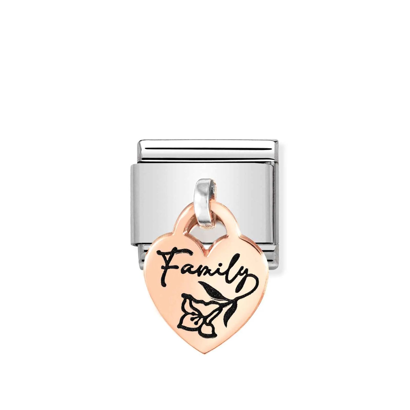 Nomination 431803/04 Classic Family Engraved Plate Steel Jewellery