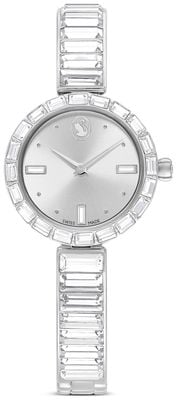 Swarovski Matrix (25mm) Silver Dial / Crystal-Set Stainless Steel Bracelet 5677487