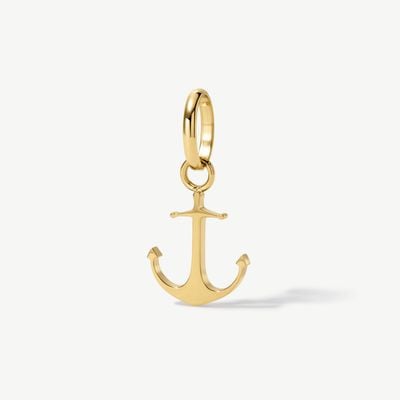 D.LOUISE Gold Tone Mini Anchor Charm pendents CH-22