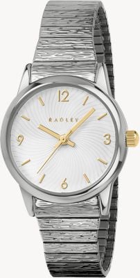 Radley Three-Hand Quartz (27mm) White Dial / Stainless Steel Expandable Bracelet RY4695