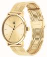 Calvin Klein CK Real Quartz (40mm) Gold Dial / Gold PVD Stainless Steel Bracelet 25200599 - alternate view 2