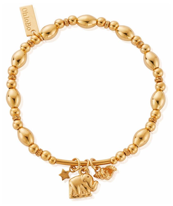 ChloBo GBMULSA Strength And Abundance Gold-Plated Bracelet Jewellery