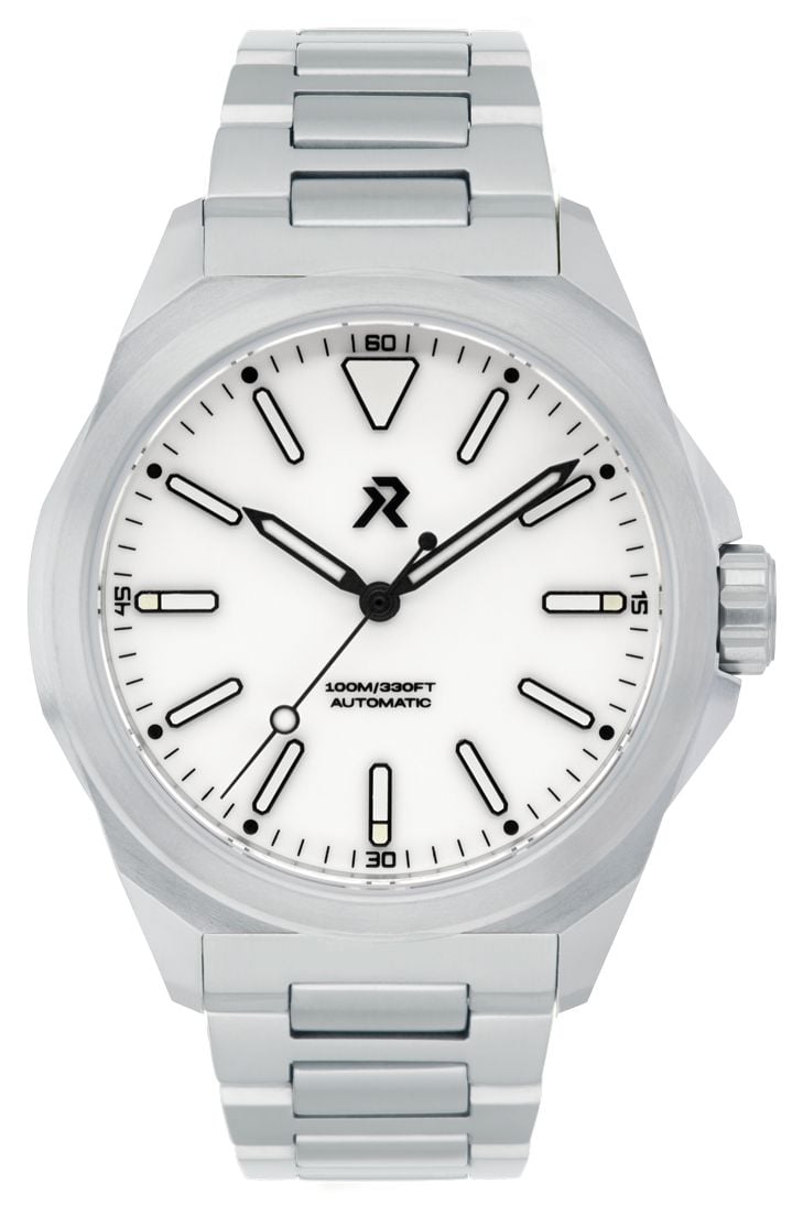 RZE RES-40-WH Resolute Pro Automatic (40mm) White Enamel Watch