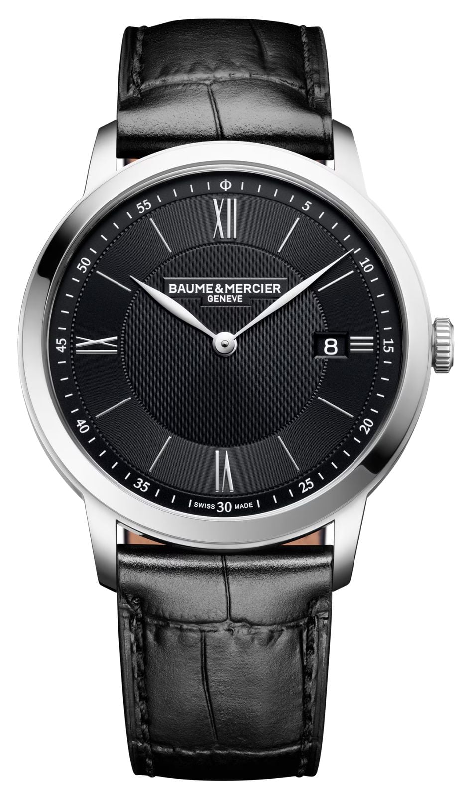 Baume & Mercier 10881 Classima Date Quartz (40mm) Black Sun- Watch