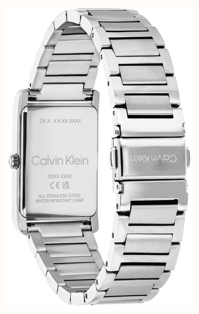 Calvin Klein Dapper Quartz (19x40mm) Blue Dial / Stainless Steel Bracelet 25200590 - alternate view 3