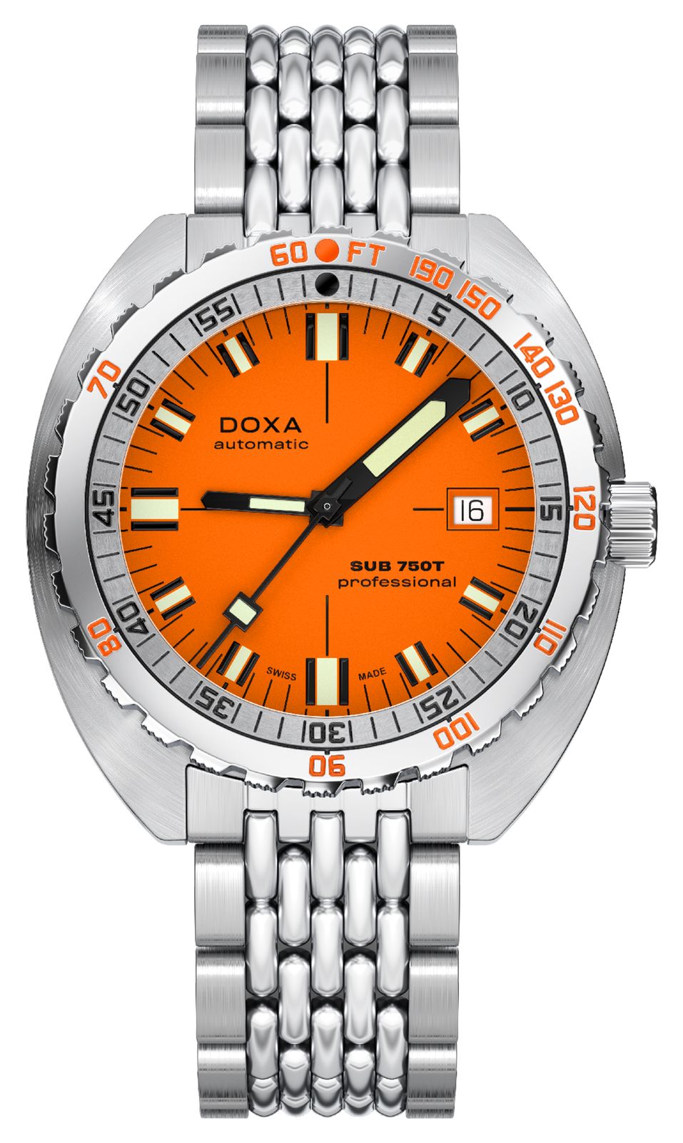 DOXA 825.10.351.10 SUB 750T Professional (45mm) Orange Watch