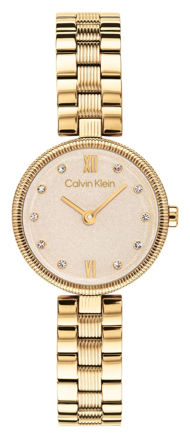 Calvin Klein 25100225 GLEAM Crystal Quartz (24mm) Champagne Watch