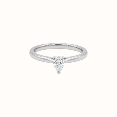 Plat Pear 0.29ct Dia ring 9045 Ref J65914