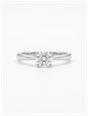0.46ct Round Brilliant Natural Diamond Platinum Solitaire Ring J37822