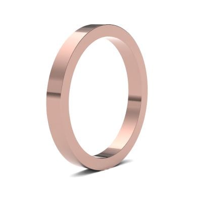 James Moore Wedding Ring  | 2.5mm | Heavy | Size Flat | AG_2.5LHF-9R AG_2.5LHF-9R