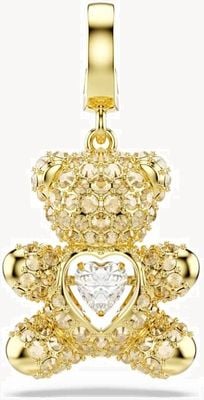 Swarovski Idyllia Charm Mixed cuts, Teddy, 18k Gold Finish 5743147